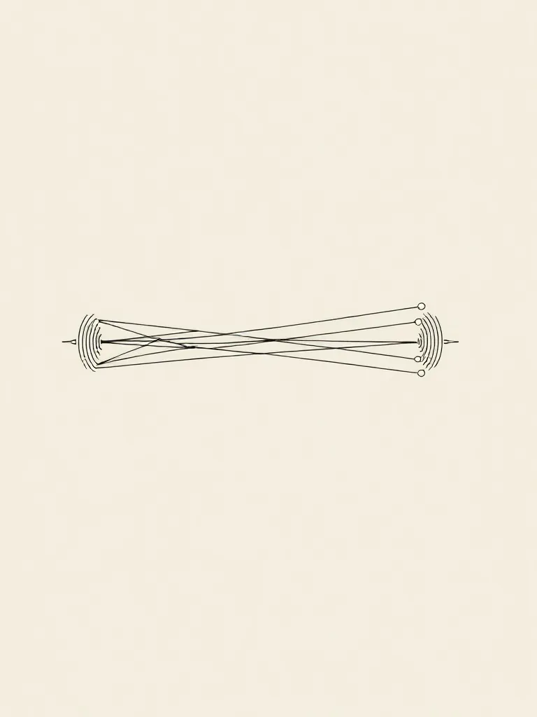 A minimalist technical diagram of latent space compression a